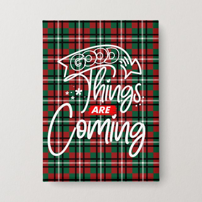 Chapa Cosas Buenas Vienen - 97489 (Anverso)