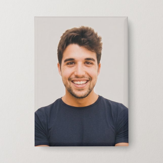 Chapa Crea tu Propia Imagen Personalizada de Foto (Anverso)
