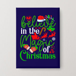 Chapa Creer En La Magia De Los Navidades-82307