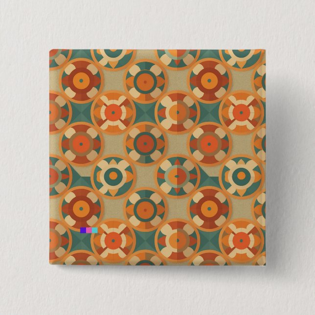 CHAPA CUADRADA ヴィンテージの魅力が詰まった、レトロな模様 (Anverso)