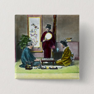 Chapa Cuadrada 麻雀 tradicional de Mahjong del japonés del vin