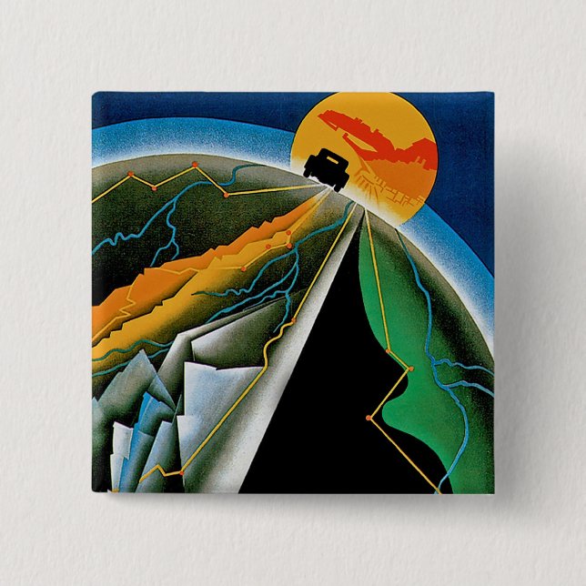 Chapa Cuadrada 10.ª Manifestación Automovilística de Montecarlo (Anverso)