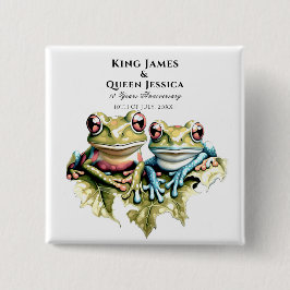 Chapa Cuadrada 10 años Boda Aniversario Jardín Fiesta Casual