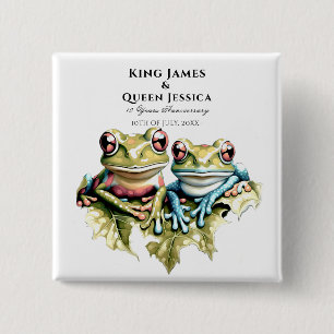 Chapa Cuadrada 10 años Boda Aniversario Jardín Fiesta Casual