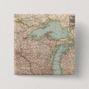 Chapa Cuadrada 13435 Mich, Wis, Minn, Ia, Mo, Ill, Ind, Ky