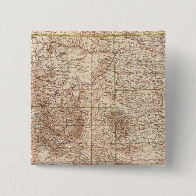 Chapa Cuadrada 13637 Mont, ND, SD, Wyo, Neb (Anverso)