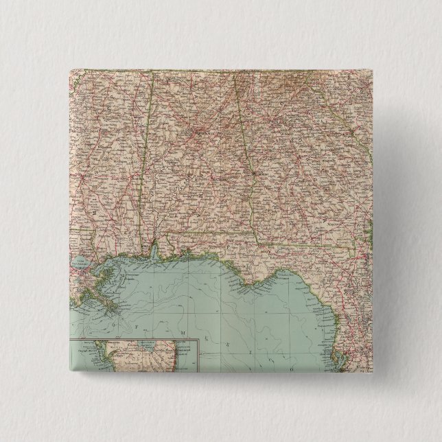 Chapa Cuadrada 14546 Arca, Tenn, La, Miss, Fla, Ala, Ga, SC (Anverso)