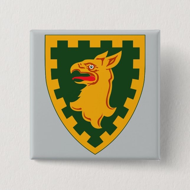 Chapa Cuadrada 15.ª Brigada de la Policía Militar (Anverso)