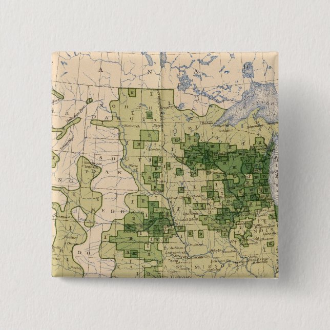 Chapa Cuadrada 160 millas de centeno/cuadrado (Anverso)