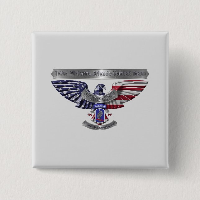 Chapa Cuadrada 173.ª Aeronave "Orgullosa De Haber Servido" (Anverso)