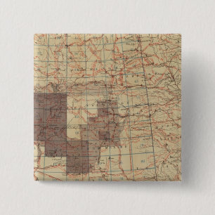 Chapa Cuadrada 1876 Mapa de progreso de las encuestas geográfica