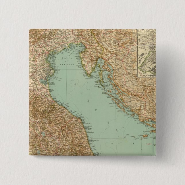 Chapa Cuadrada 2426 Norte de Italia (Anverso)