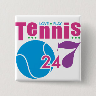 Chapa Cuadrada 24/7 tenis