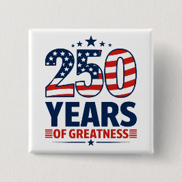 Chapa Cuadrada 250 Años De Grandeza Independencia Americana