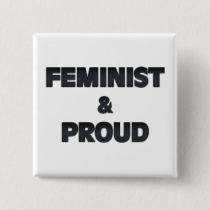 Chapa Cuadrada 2 feministas y orgullosos