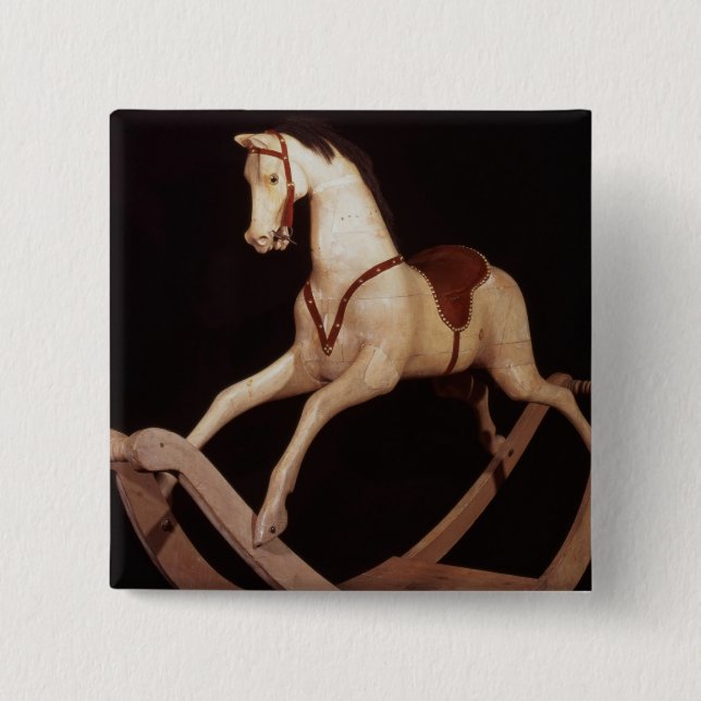 Chapa Cuadrada 31: Caballo mecedora, inglés, 1840 (Anverso)