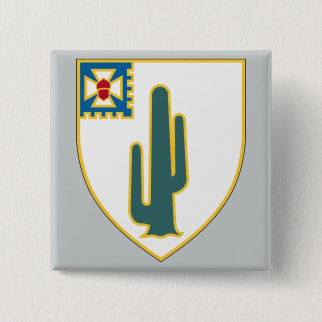 Chapa Cuadrada 35.º Regimiento de Infantería (Anverso)