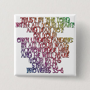 Chapa Cuadrada 3:5 de los proverbios - 6