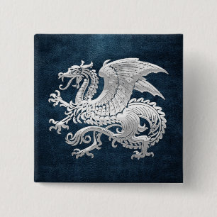 Chapa Cuadrada [500] Dragón islandés, Landvttir [Silver]