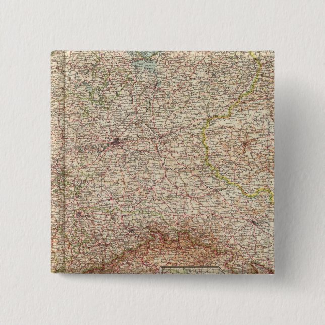 Chapa Cuadrada 5355 Alemania del Norte (Anverso)