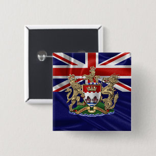 Chapa Cuadrada [600] Hong Kong - 1959-1997 Escudo de armas