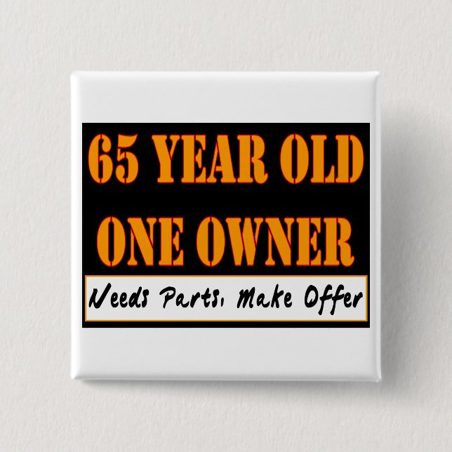 Chapa Cuadrada 65 años, un dueño - las piezas de las necesidades, (Anverso)