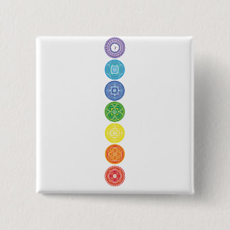 Chapa Cuadrada 7 Chakras