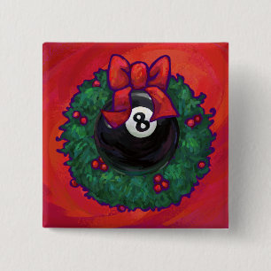 Chapa Cuadrada 8 Navidades de bolas Red de Rueda