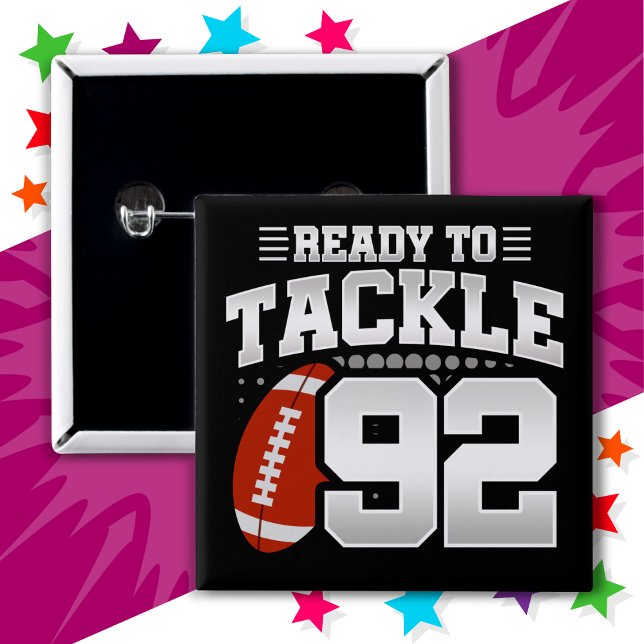 Chapa Cuadrada 92 años de edad Fiesta de Fútbol 92º cumpleaños (Subido por el creador)