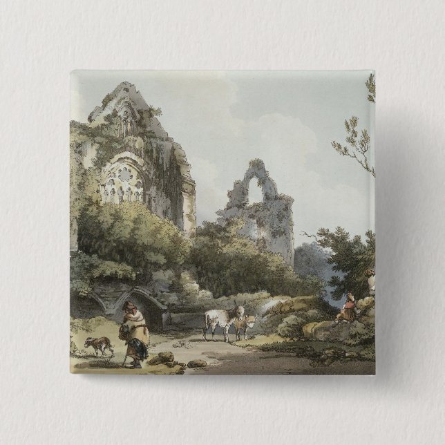 Chapa Cuadrada Abadía de Tintern, 'el del romántico y pintoresco (Anverso)