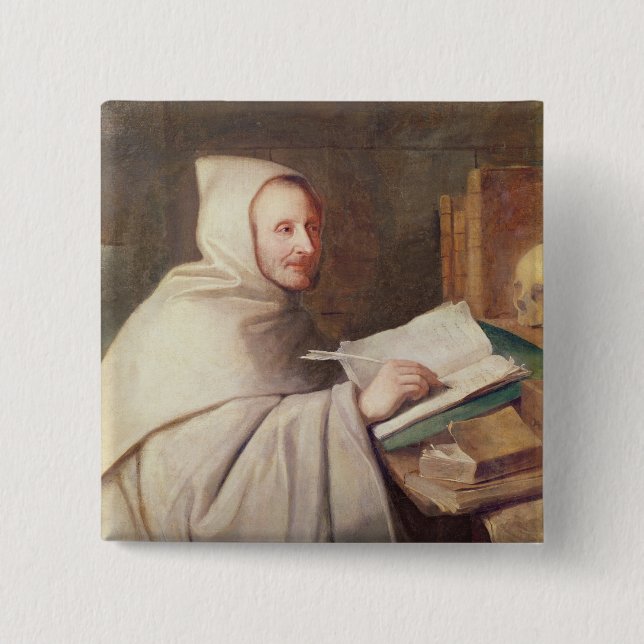 Chapa Cuadrada Abbot Armand-Jean le Bouthillier de Rance (Anverso)