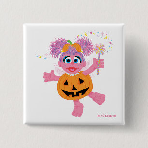 Chapa Cuadrada Abby Cadabby Lindo como una Calabaza