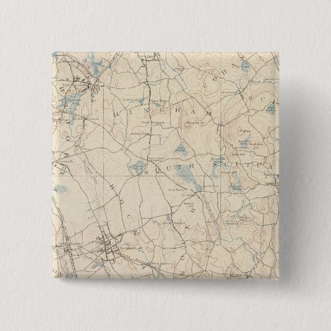 Chapa Cuadrada Abington, Massachusetts (Anverso)