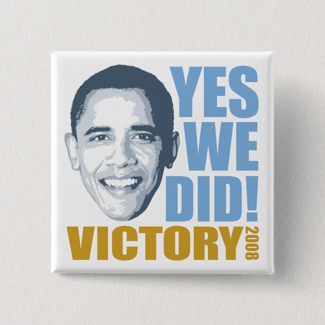 Chapa Cuadrada Abotonamos sí (Anverso)