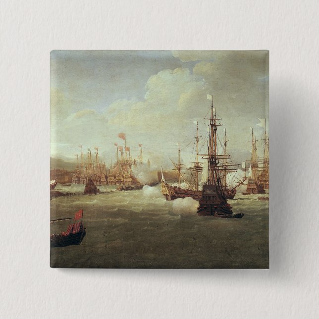 Chapa Cuadrada Abraham Duquesne en Quíos, después de 1681 (Anverso)