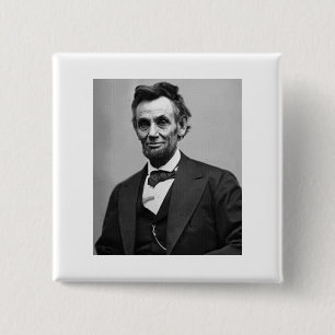 Chapa Cuadrada Abraham Lincoln