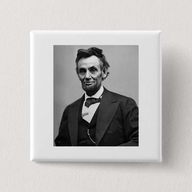 Chapa Cuadrada Abraham Lincoln (Anverso)