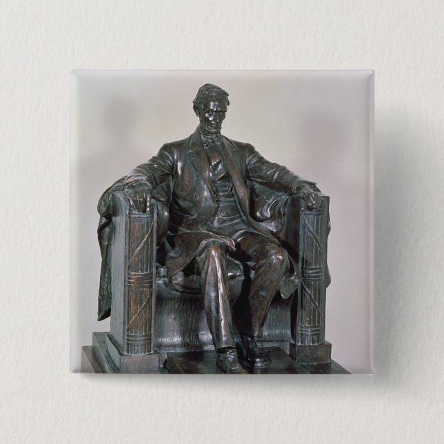 Chapa Cuadrada Abraham Lincoln (Anverso)