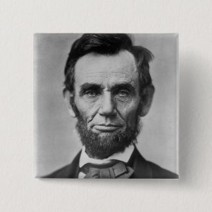 Chapa Cuadrada Abraham Lincoln