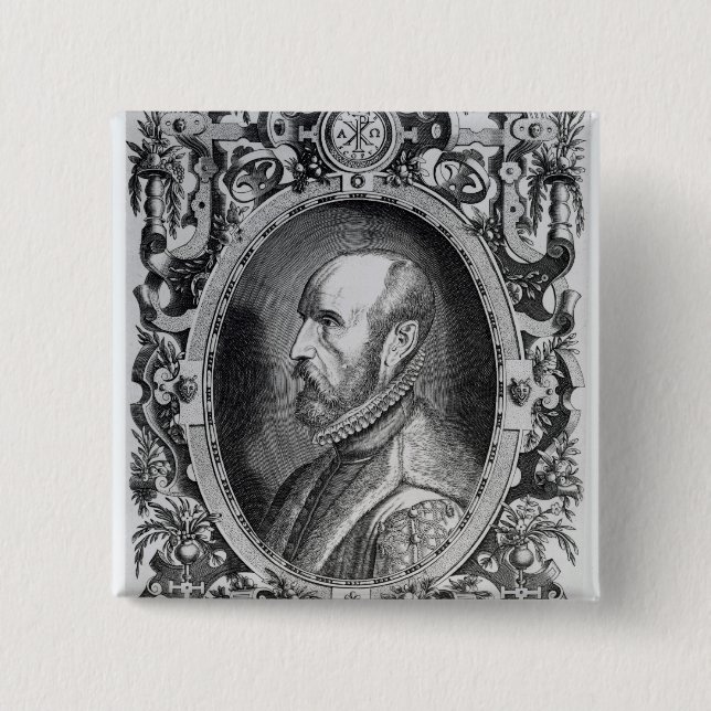 Chapa Cuadrada Abraham Ortelius (Anverso)
