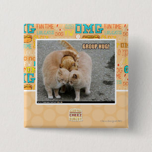 Chapa Cuadrada abrazo del grupo