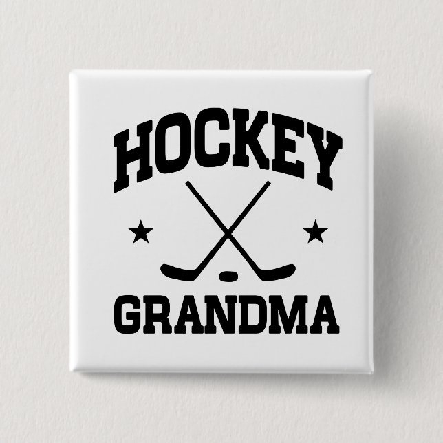 Chapa Cuadrada Abuela del hockey (Anverso)