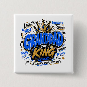 Chapa Cuadrada Abuelo el Rey