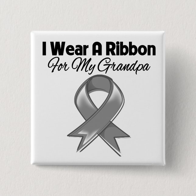 Chapa Cuadrada Abuelo - Uso Una Cinta Gris (Anverso)