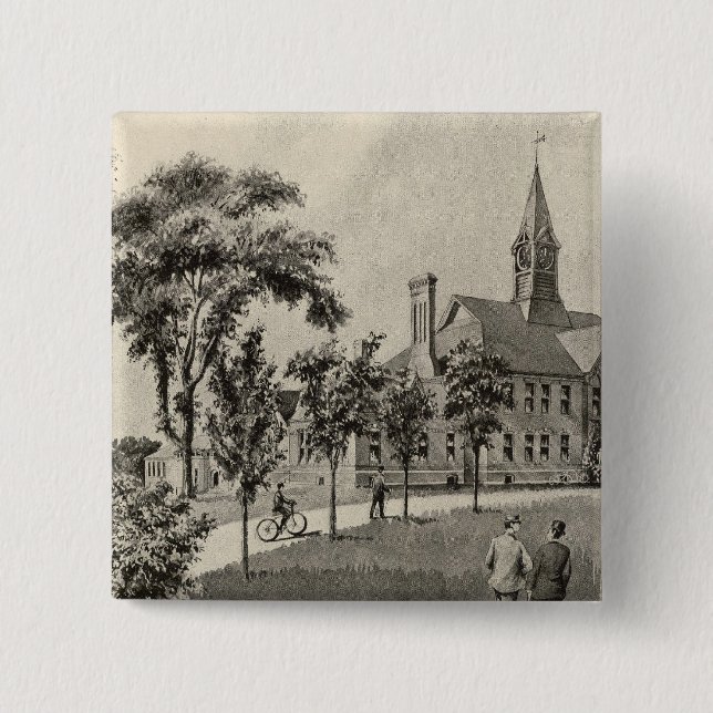 Chapa Cuadrada Academia Phillips Exeter (Anverso)