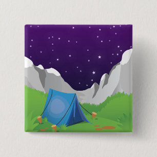 Chapa Cuadrada Acampar
