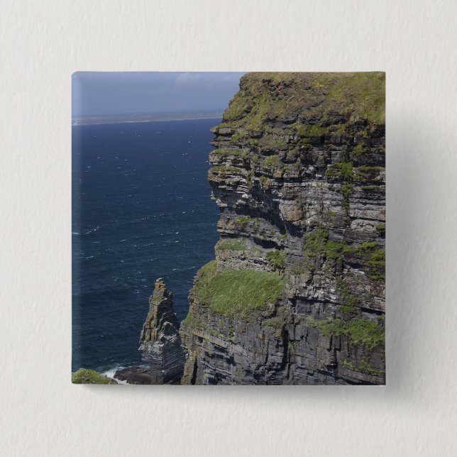 Chapa Cuadrada Acantilados escénicos de Moher y Torre de O'Brien (Anverso)