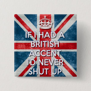Chapa Cuadrada Acento británico