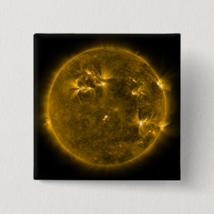 Chapa Cuadrada Actividad solar al sol 4
