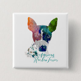 Chapa Cuadrada Acuarela Buton de AHT